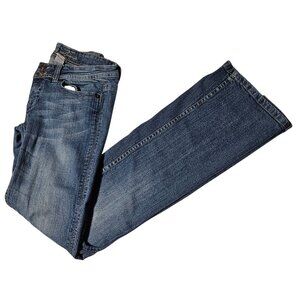 Wet Seal Jeans Womens Size 7 Long Boot Cut Low Rise Medium Wash Denim Pants